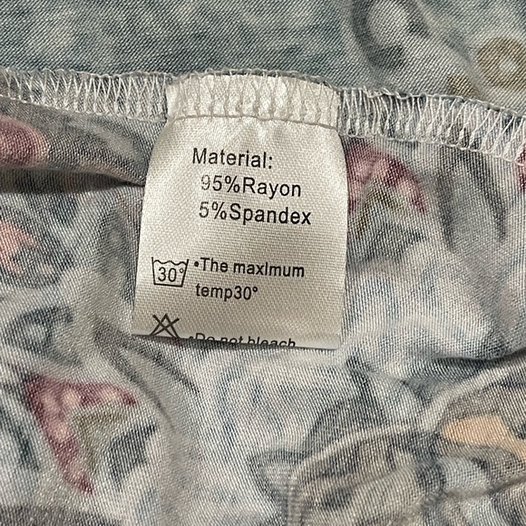 BISHUIGE Summer Casual Round Neck T-Shirt Dress Beach Cover-Up Tank Dress SZ XL - Picture 15 of 16